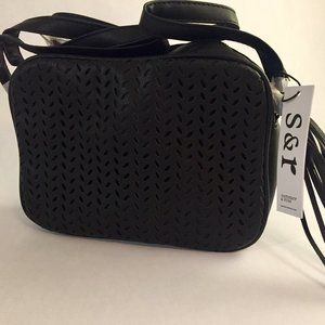 NWT, Summer and Rose Delilah Black Cross Body